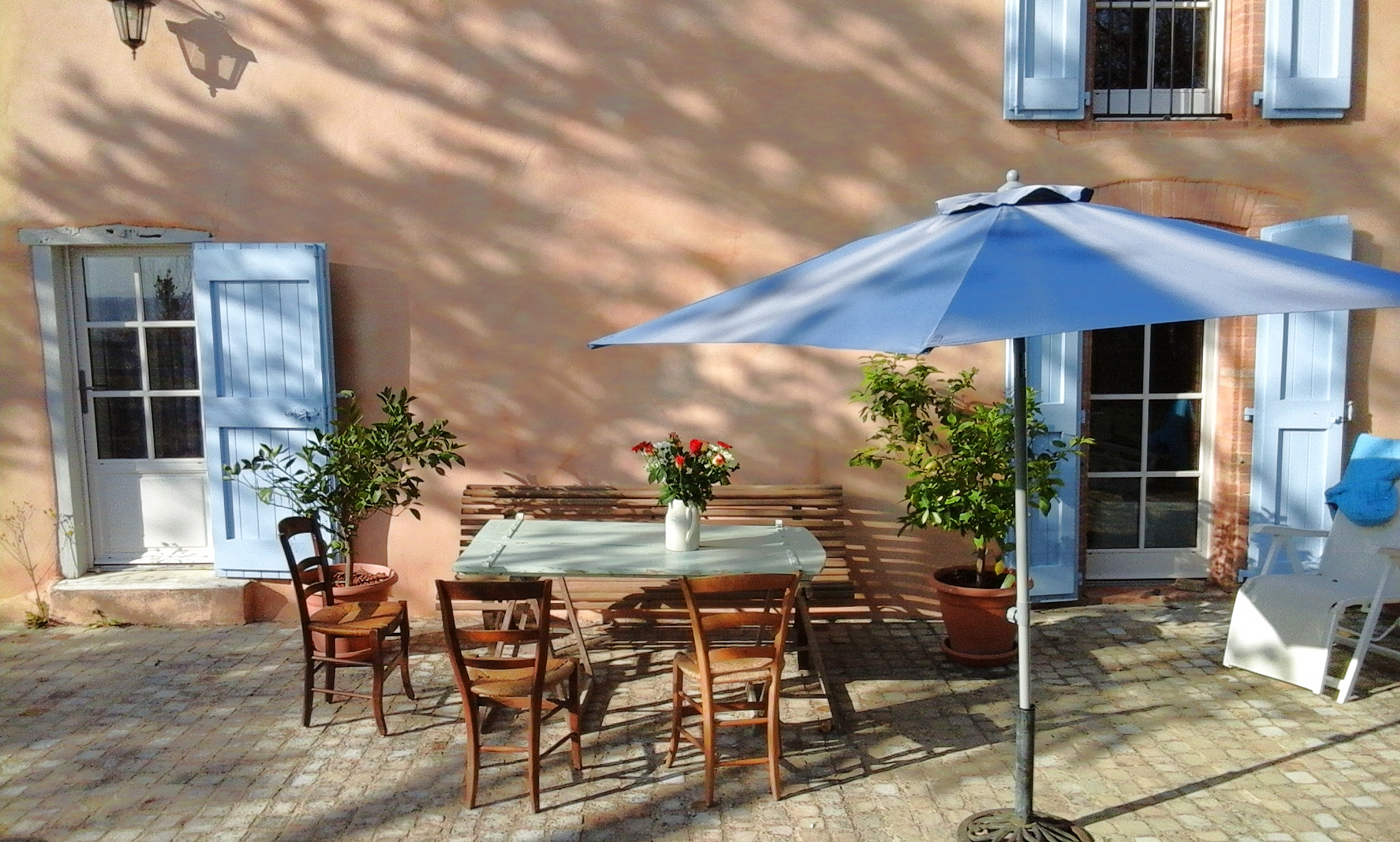 Abensonne und Pyrenäenblick