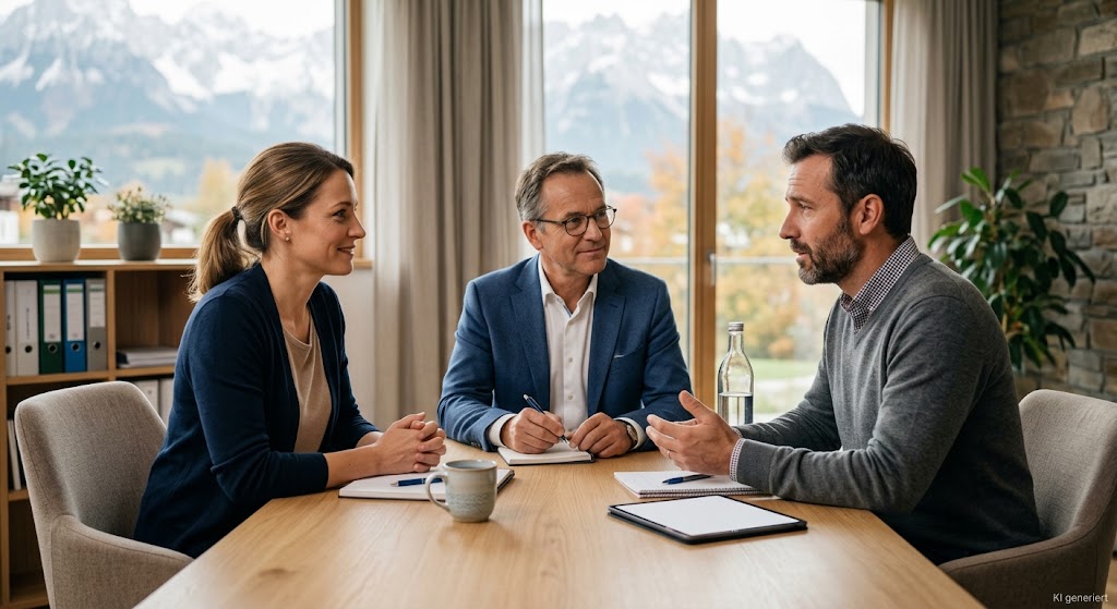 Ablauf von Beratung und Mediation