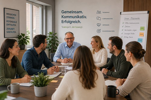 Teamspirit, Kommunikation und Unternehmensatmosph&auml;re im Betrieb